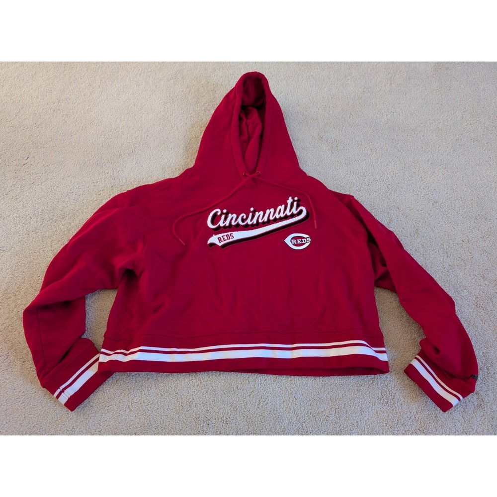 Womens Pro Standard Cincinnati Reds Hoodie Jacket Large Red MLB Baseball